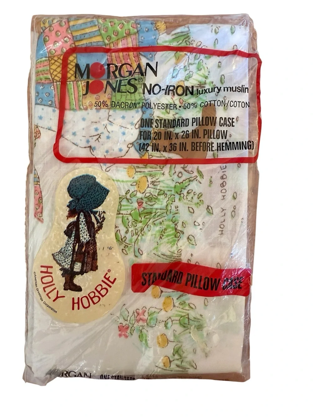 VTG Holly Hobbie Full Size 4 Piece Sheet Set In Original Package